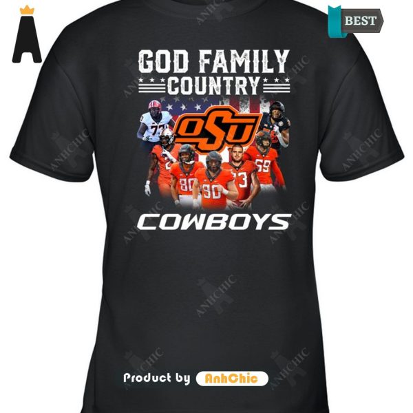 LUXURY God Family Country Cowboys Street Style Elegance T-Shirt