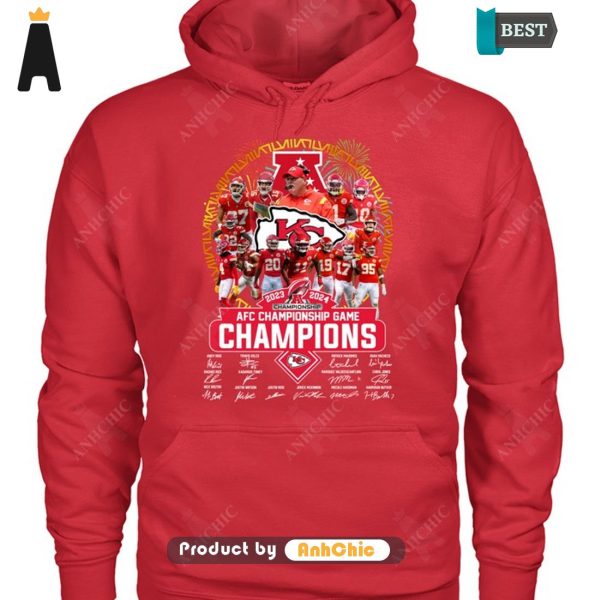 LUXURY Kansas City Chiefs NFC Championship Game 2023-2024  T-Shirt, Long Sleeve, SweatShirt, Polo, Hoodie