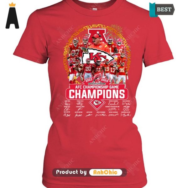 LUXURY Kansas City Chiefs NFC Championship Game 2023-2024  T-Shirt, Long Sleeve, SweatShirt, Polo, Hoodie