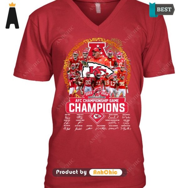 LUXURY Kansas City Chiefs NFC Championship Game 2023-2024  T-Shirt, Long Sleeve, SweatShirt, Polo, Hoodie