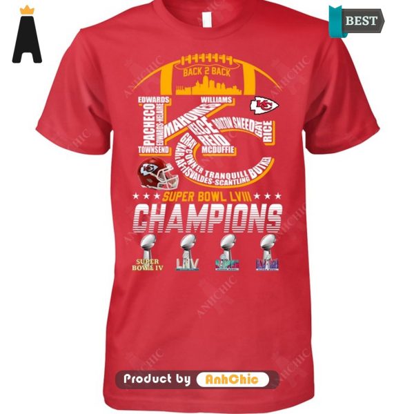 [MODERN] Kansas City Chiefs Super Bowl LVIII Champions Limitted Edition T-Shirt, Long Sleeve, SweatShirt, Polo, Hoodie