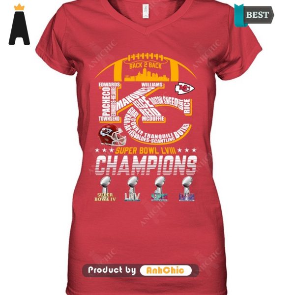 [MODERN] Kansas City Chiefs Super Bowl LVIII Champions Limitted Edition T-Shirt, Long Sleeve, SweatShirt, Polo, Hoodie