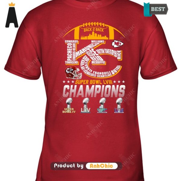 [MODERN] Kansas City Chiefs Super Bowl LVIII Champions Limitted Edition T-Shirt, Long Sleeve, SweatShirt, Polo, Hoodie