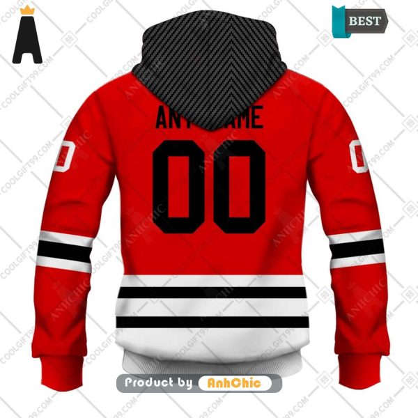 [MODERN] Personalized AHL Rockford IceHogs Color jersey Style  Modern Classics 3D Hoodie