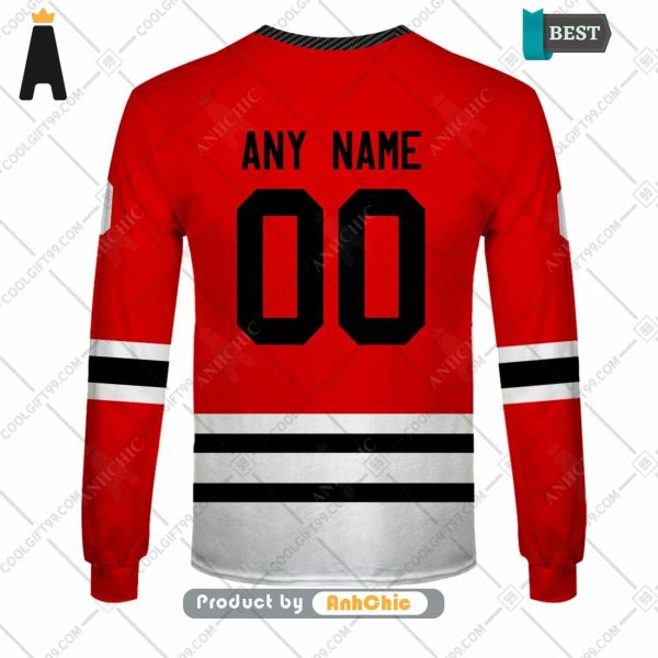 [MODERN] Personalized AHL Rockford IceHogs Color jersey Style  Modern Classics 3D Hoodie