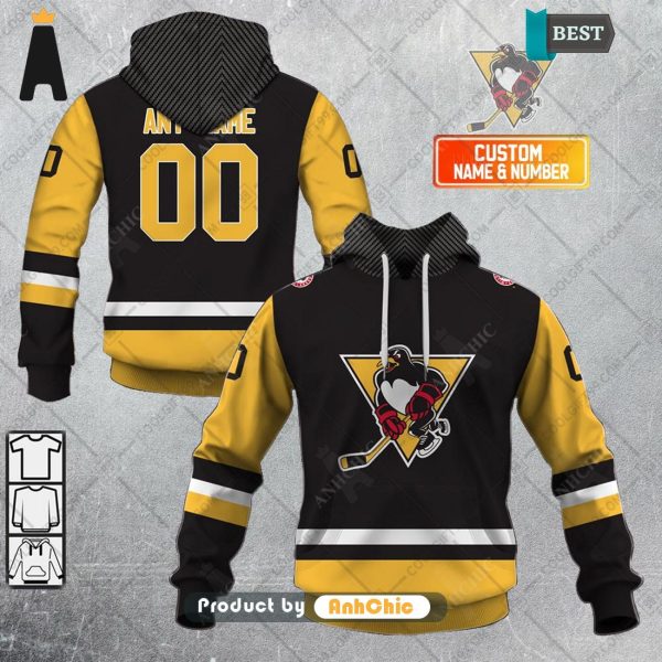 [MODERN] Personalized AHL Wilkes Barre Scranton Color jersey Style  Fusion Fashion 3D Hoodie