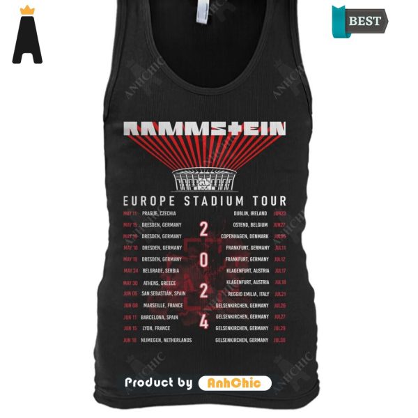 [MODERN] Rammstein Europe Stadium Tour 2024  T-Shirt