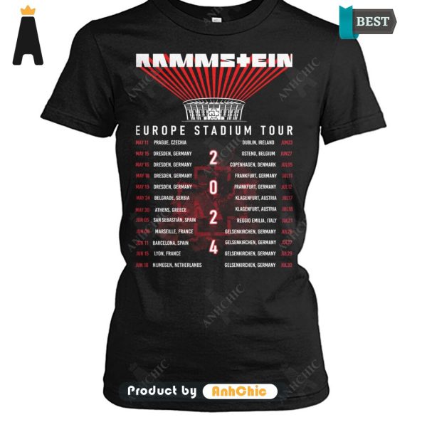 [MODERN] Rammstein Europe Stadium Tour 2024  T-Shirt