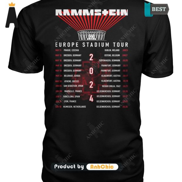 [MODERN] Rammstein Europe Stadium Tour 2024  T-Shirt