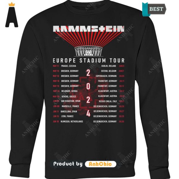 [MODERN] Rammstein Europe Stadium Tour 2024  T-Shirt