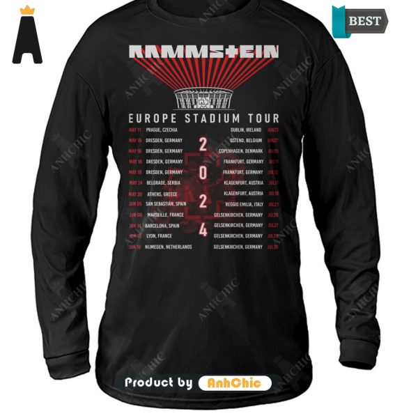 [MODERN] Rammstein Europe Stadium Tour 2024  T-Shirt