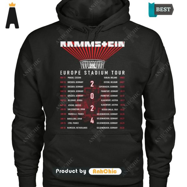 [MODERN] Rammstein Europe Stadium Tour 2024  T-Shirt