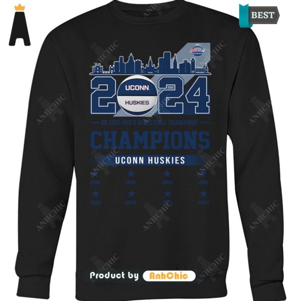 [MODERN] UCONN HUSKIES 2024 BIG EAST Men’s Basketball Tournament Modern Classics T-Shirt