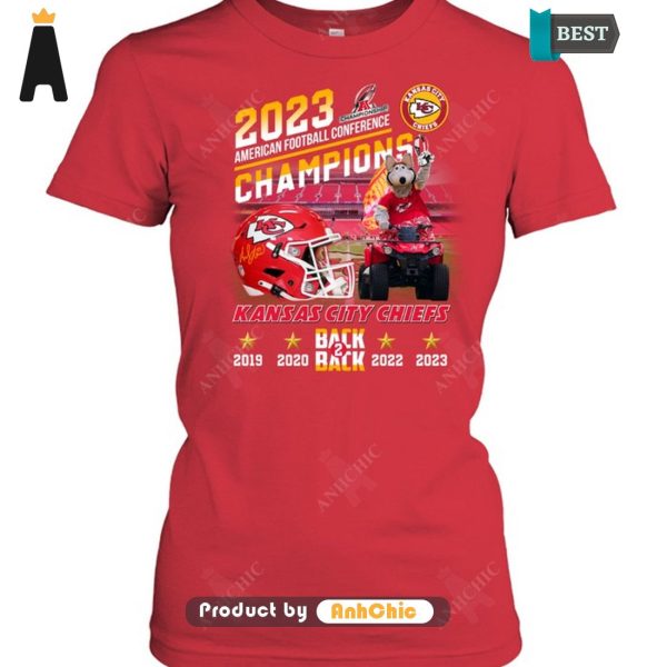 [NEW ARRIVAL] Kansas City Chiefs 2023 American Football Champions  T-Shirt, Long Sleeve, SweatShirt, Polo, Hoodie