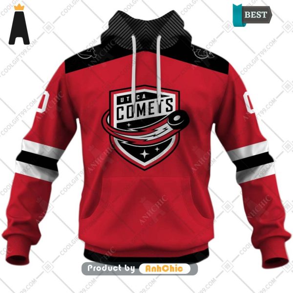 [NEW ARRIVAL] Personalized AHL Utica Comets Color jersey Style  Street Style Elegance 3D Hoodie