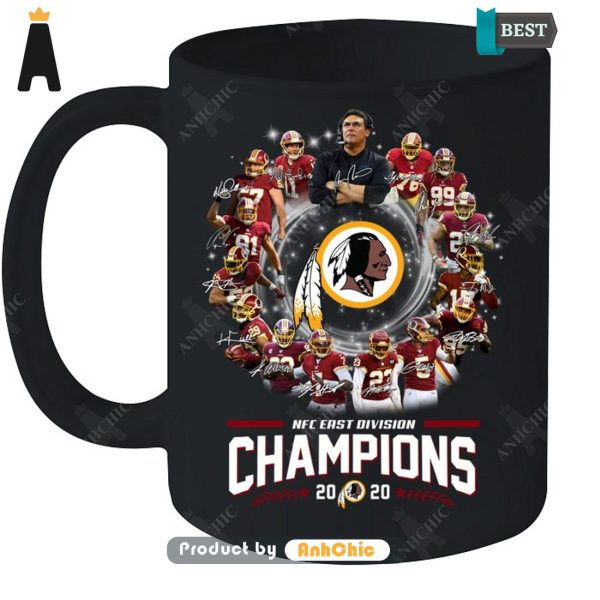 [NEW ARRIVAL] REDSKINS  NFC East Division Champions 2020 Fusion Fashion T-Shirt