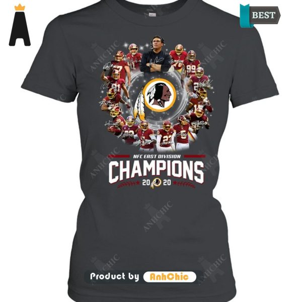 [NEW ARRIVAL] REDSKINS  NFC East Division Champions 2020 Fusion Fashion T-Shirt