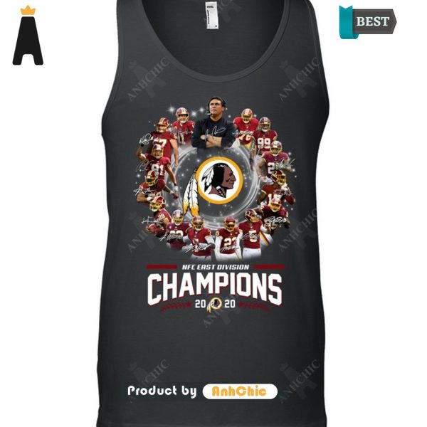 [NEW ARRIVAL] REDSKINS  NFC East Division Champions 2020 Fusion Fashion T-Shirt