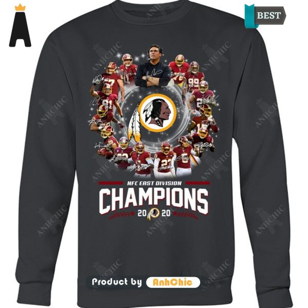 [NEW ARRIVAL] REDSKINS  NFC East Division Champions 2020 Fusion Fashion T-Shirt