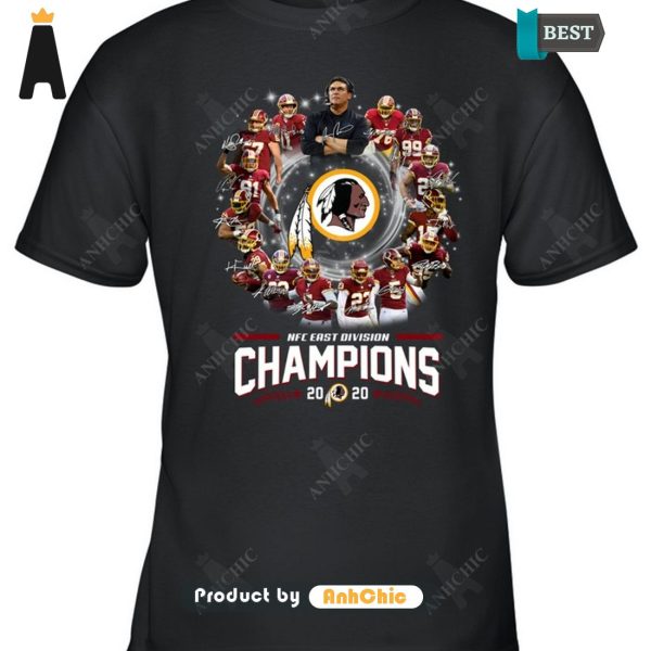 [NEW ARRIVAL] REDSKINS  NFC East Division Champions 2020 Fusion Fashion T-Shirt