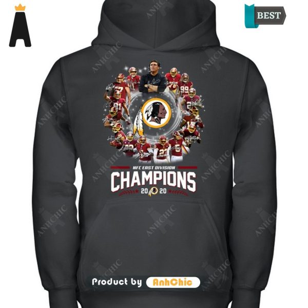 [NEW ARRIVAL] REDSKINS  NFC East Division Champions 2020 Fusion Fashion T-Shirt