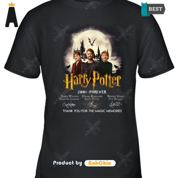 NEW Harry Potter 2001-Forever Thank You For The Memories Modern Classics T-Shirt