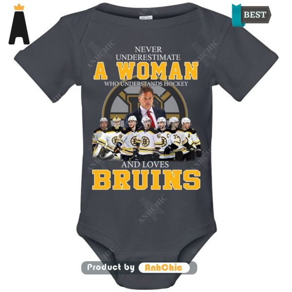 NEW Never Underestimate A Woman Who Understands Hockey And Loves Bruins Limitted Edition T-Shirt