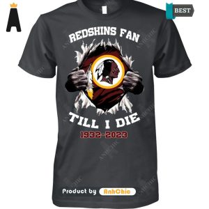 UNIQUE REDSKINS Till I Die 1932-2023 Urban Streetwear T-Shirt