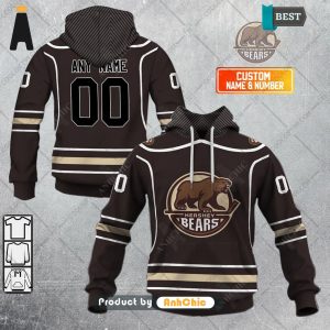 TRENDING Personalized AHL Hershey Bears Color jersey Style  Signature Series 3D Hoodie