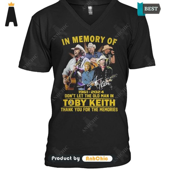 [PREMIUM] Don’t Let The Old Man In Toby Keith 1961-2024 Thank You For The Memories Modern Classics Hoodie