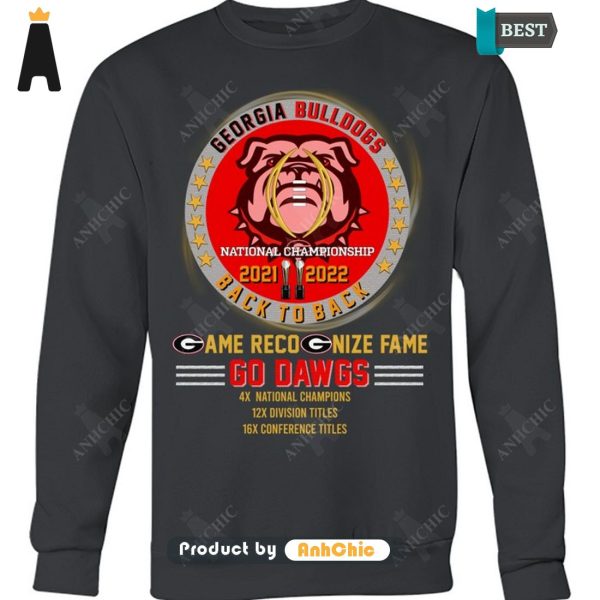 [PREMIUM] Georgia Bulldogs Back2Back National Champions Go DAWGS Trending Collection T-Shirt, Long Sleeve, SweatShirt, Polo, Hoodie