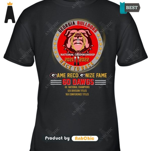 [PREMIUM] Georgia Bulldogs Back2Back National Champions Go DAWGS Trending Collection T-Shirt, Long Sleeve, SweatShirt, Polo, Hoodie