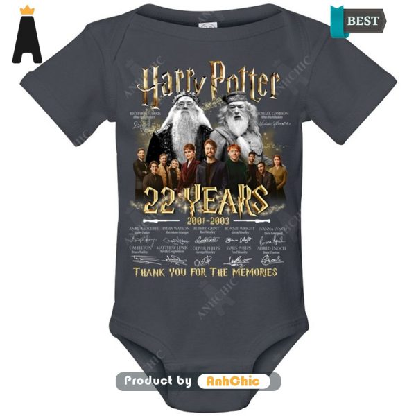 [PREMIUM] Harry Potter 22nd Anniversary 2001-2023 Thank You For The Memories Urban Streetwear T-Shirt