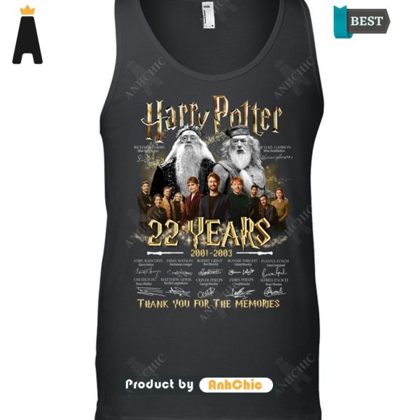 [PREMIUM] Harry Potter 22nd Anniversary 2001-2023 Thank You For The Memories Urban Streetwear T-Shirt