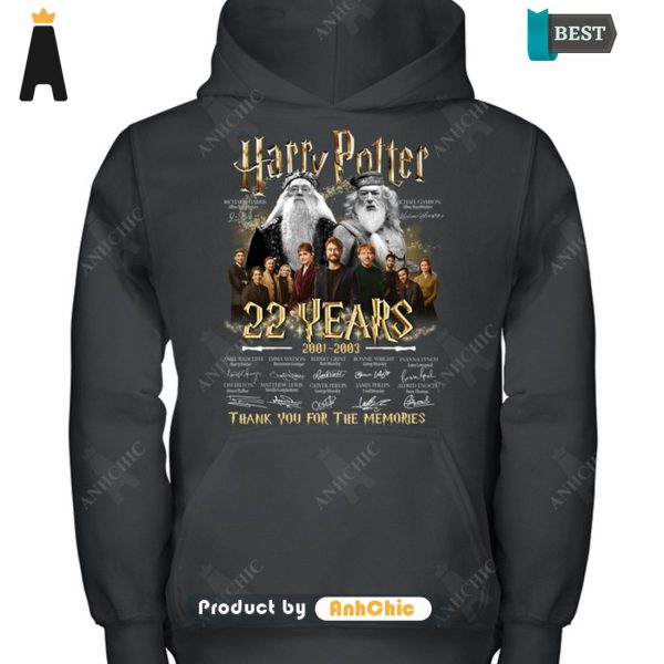 [PREMIUM] Harry Potter 22nd Anniversary 2001-2023 Thank You For The Memories Urban Streetwear T-Shirt