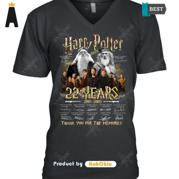 [PREMIUM] Harry Potter 22nd Anniversary 2001-2023 Thank You For The Memories Urban Streetwear T-Shirt