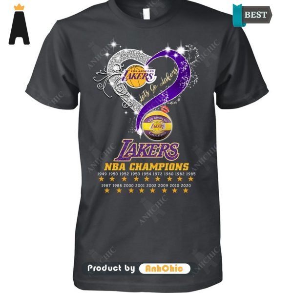 [PREMIUM] Los Angeles Lakers NBA Champions Fusion Fashion T-Shirt, Long Sleeve, SweatShirt, Polo, Hoodie