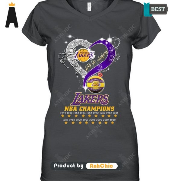 [PREMIUM] Los Angeles Lakers NBA Champions Fusion Fashion T-Shirt, Long Sleeve, SweatShirt, Polo, Hoodie