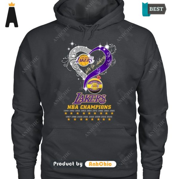 [PREMIUM] Los Angeles Lakers NBA Champions Fusion Fashion T-Shirt, Long Sleeve, SweatShirt, Polo, Hoodie