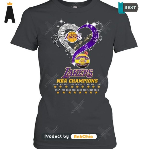 [PREMIUM] Los Angeles Lakers NBA Champions Fusion Fashion T-Shirt, Long Sleeve, SweatShirt, Polo, Hoodie