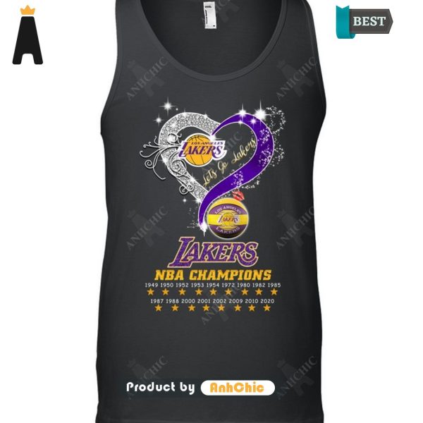 [PREMIUM] Los Angeles Lakers NBA Champions Fusion Fashion T-Shirt, Long Sleeve, SweatShirt, Polo, Hoodie