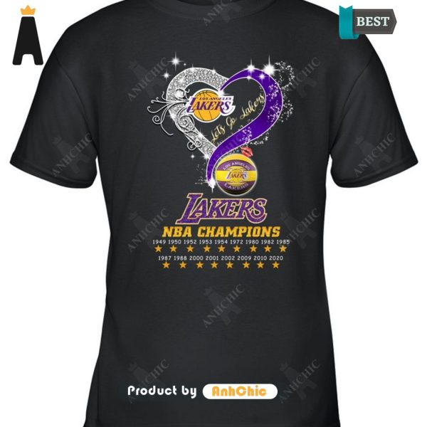 [PREMIUM] Los Angeles Lakers NBA Champions Fusion Fashion T-Shirt, Long Sleeve, SweatShirt, Polo, Hoodie