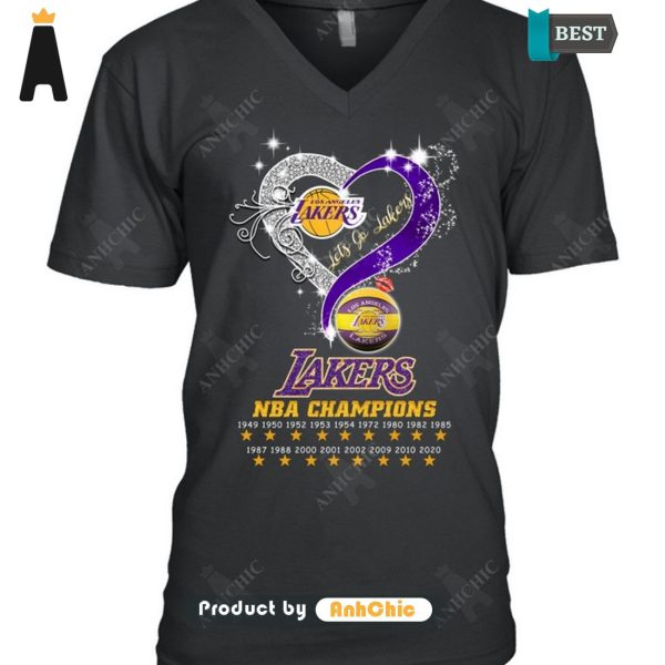 [PREMIUM] Los Angeles Lakers NBA Champions Fusion Fashion T-Shirt, Long Sleeve, SweatShirt, Polo, Hoodie