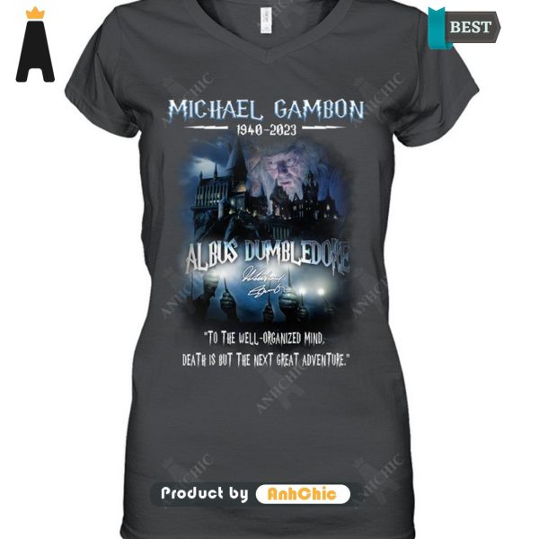 TRENDING Michael Gambon 1940-2023 ALBUS DUMBLEDORE Fusion Fashion T-Shirt