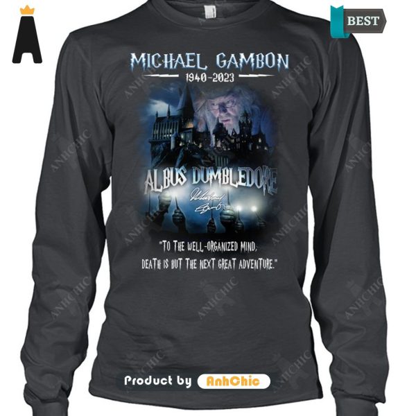 TRENDING Michael Gambon 1940-2023 ALBUS DUMBLEDORE Fusion Fashion T-Shirt