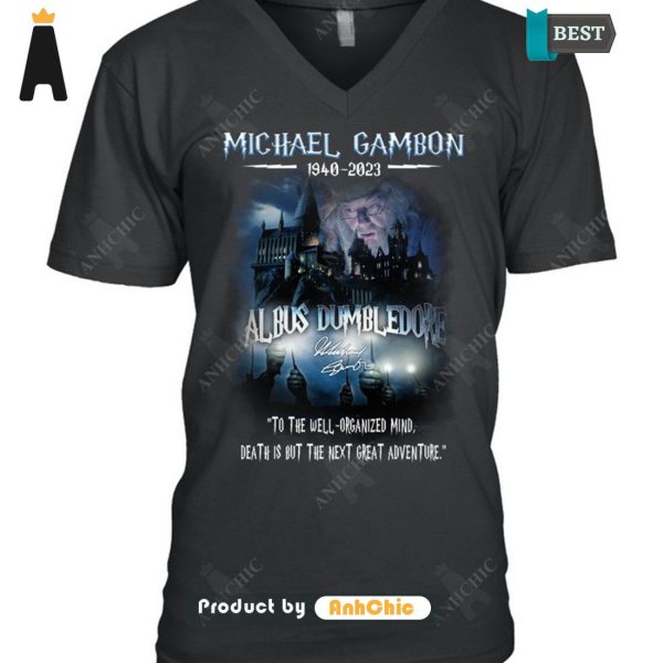 TRENDING Michael Gambon 1940-2023 ALBUS DUMBLEDORE Fusion Fashion T-Shirt