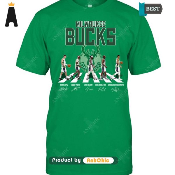 TRENDING Milwaukee Bucks Road Fusion Fashion T-Shirt