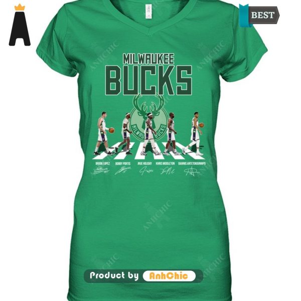 TRENDING Milwaukee Bucks Road Fusion Fashion T-Shirt