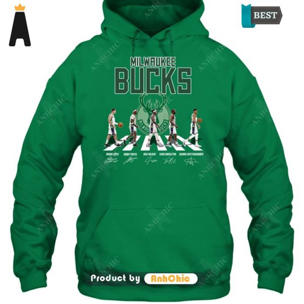 TRENDING Milwaukee Bucks Road Fusion Fashion T-Shirt