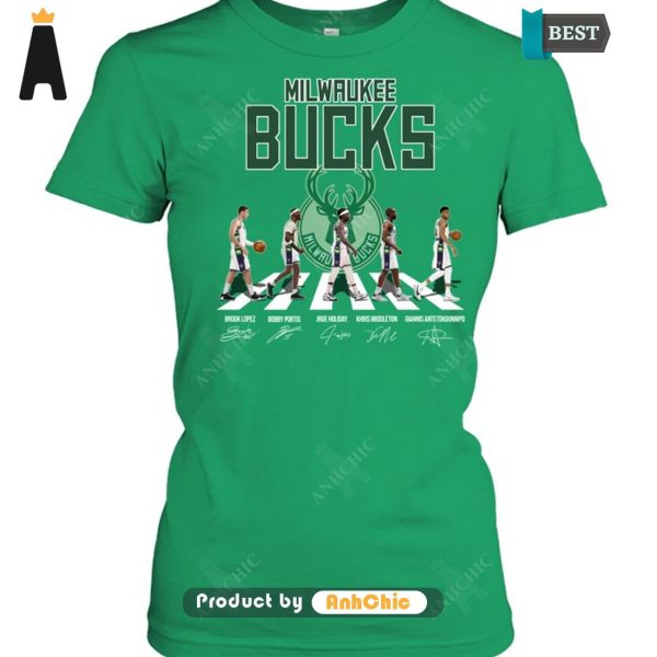 TRENDING Milwaukee Bucks Road Fusion Fashion T-Shirt